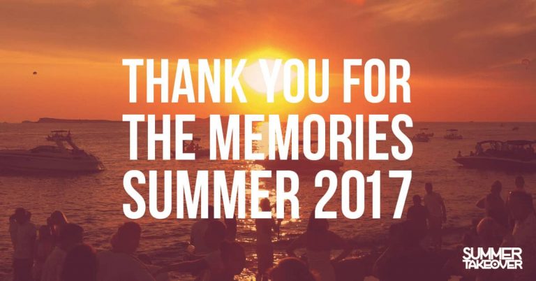 Thank You For the Memories, Summer 2017...